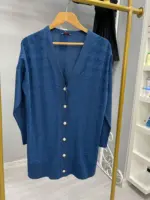 Kazayağı Desenli Merserize Hırka
