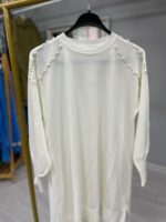 3714 Omzu İncili Merserize Tunik