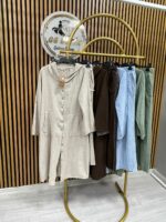 Ayşe Akay Pullu Keten Takım