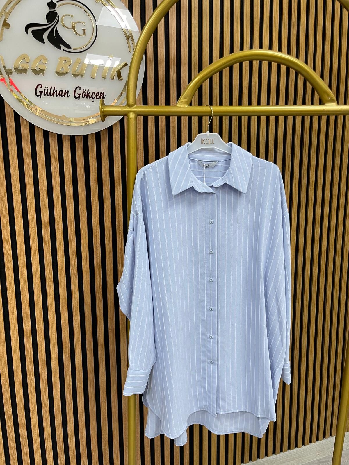 İkoll Çizgili Gömlek