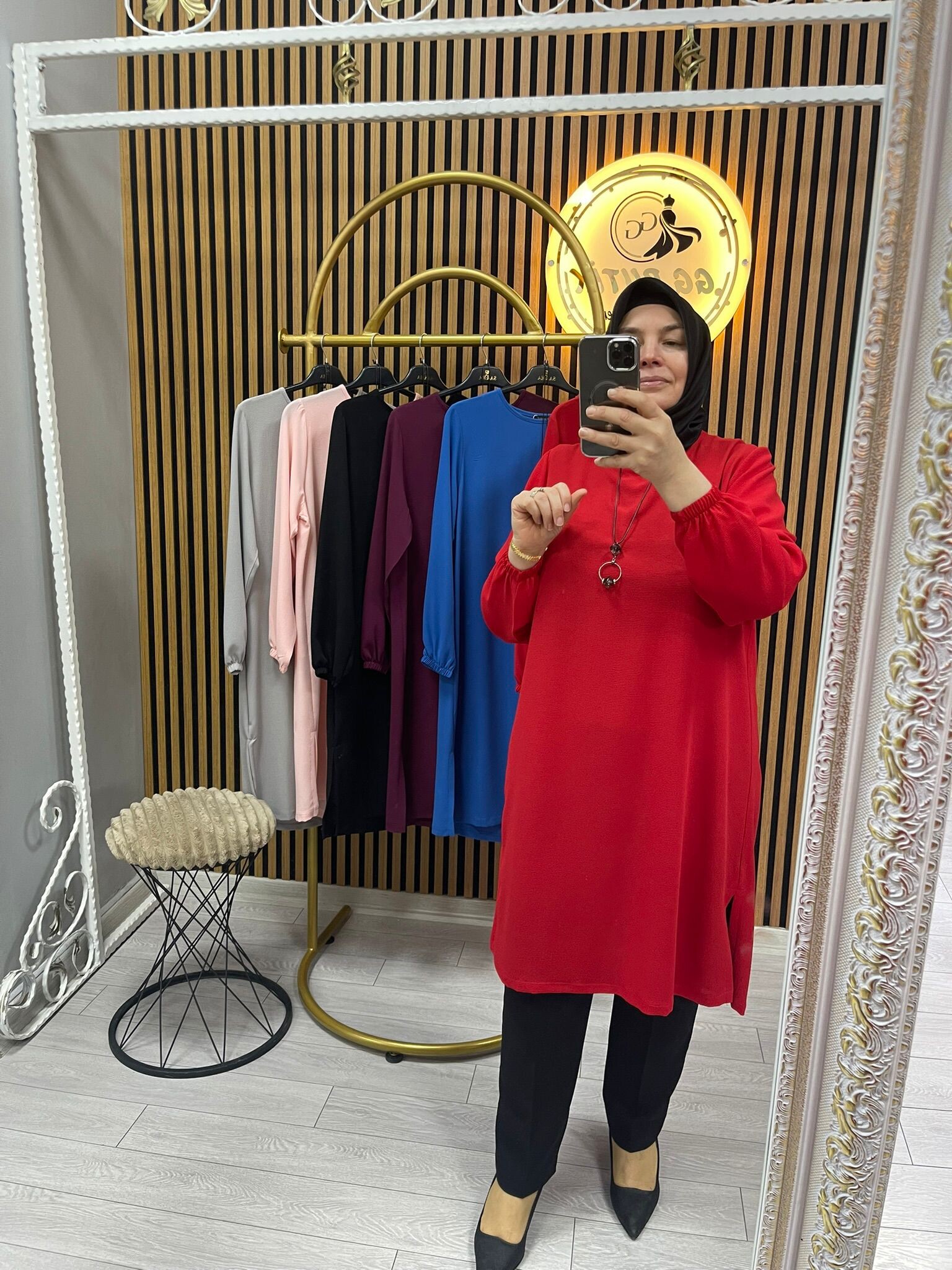 İnce Double Krep Kumaş Tunik