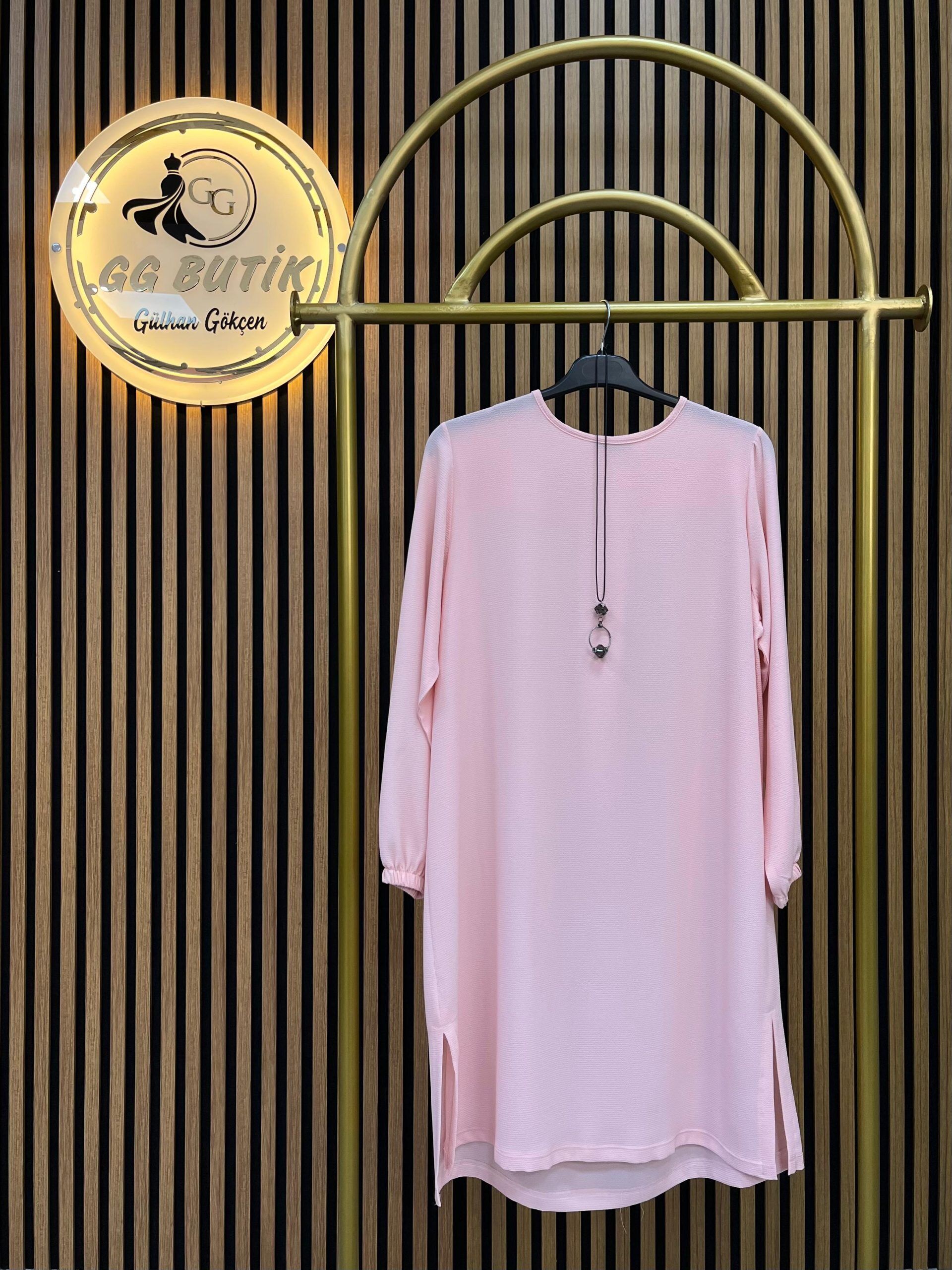 İnce Double Krep Kumaş Tunik