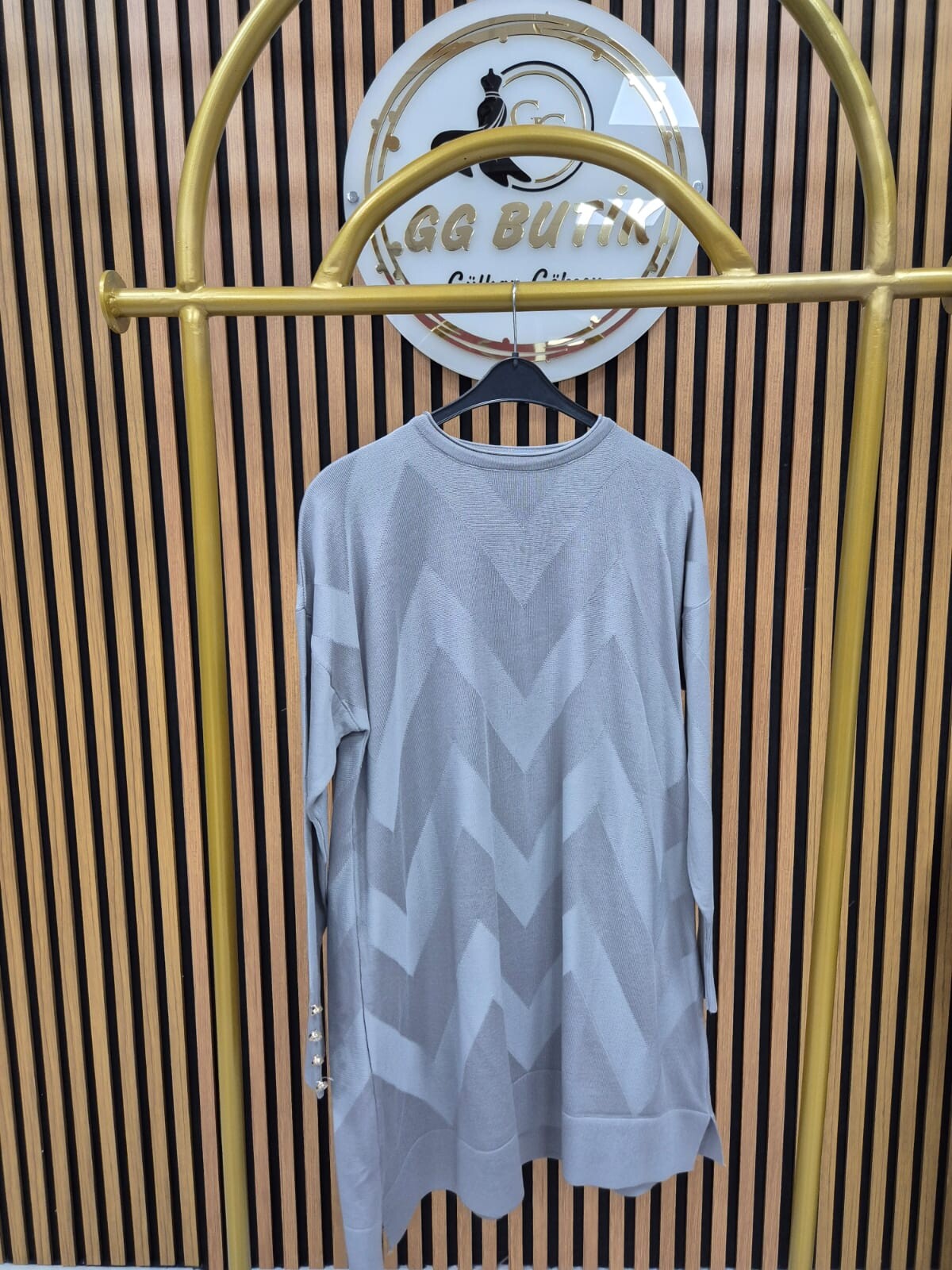 Desenli Merserize Tunik