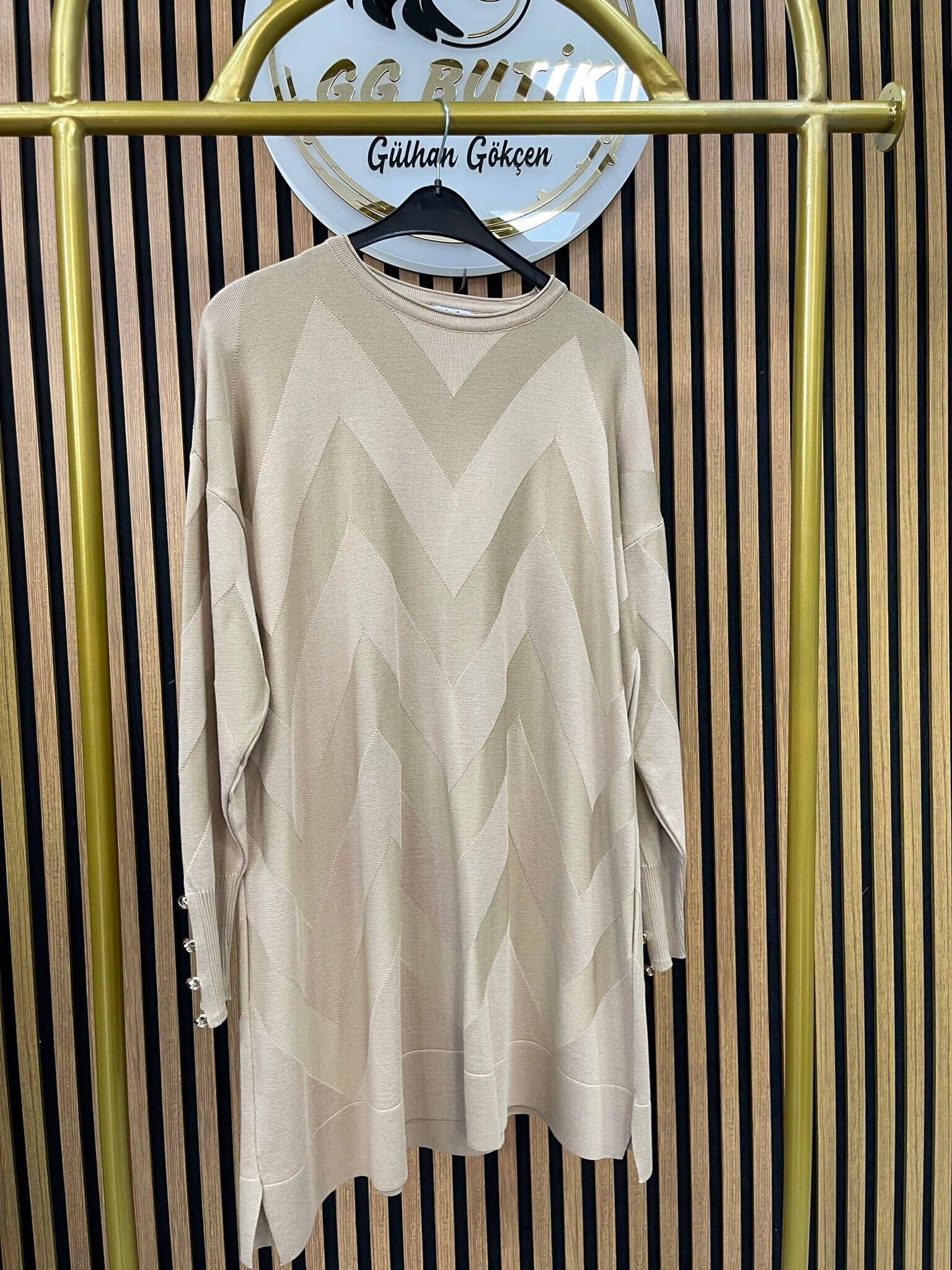 Desenli Merserize Tunik