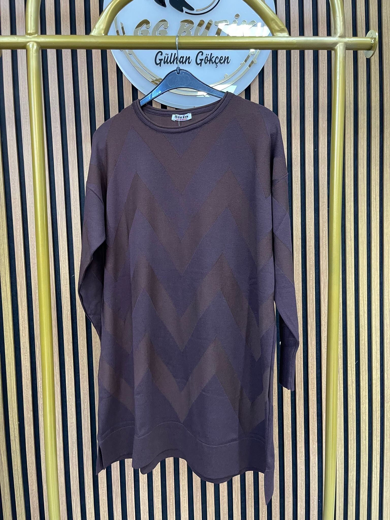 Desenli Merserize Tunik