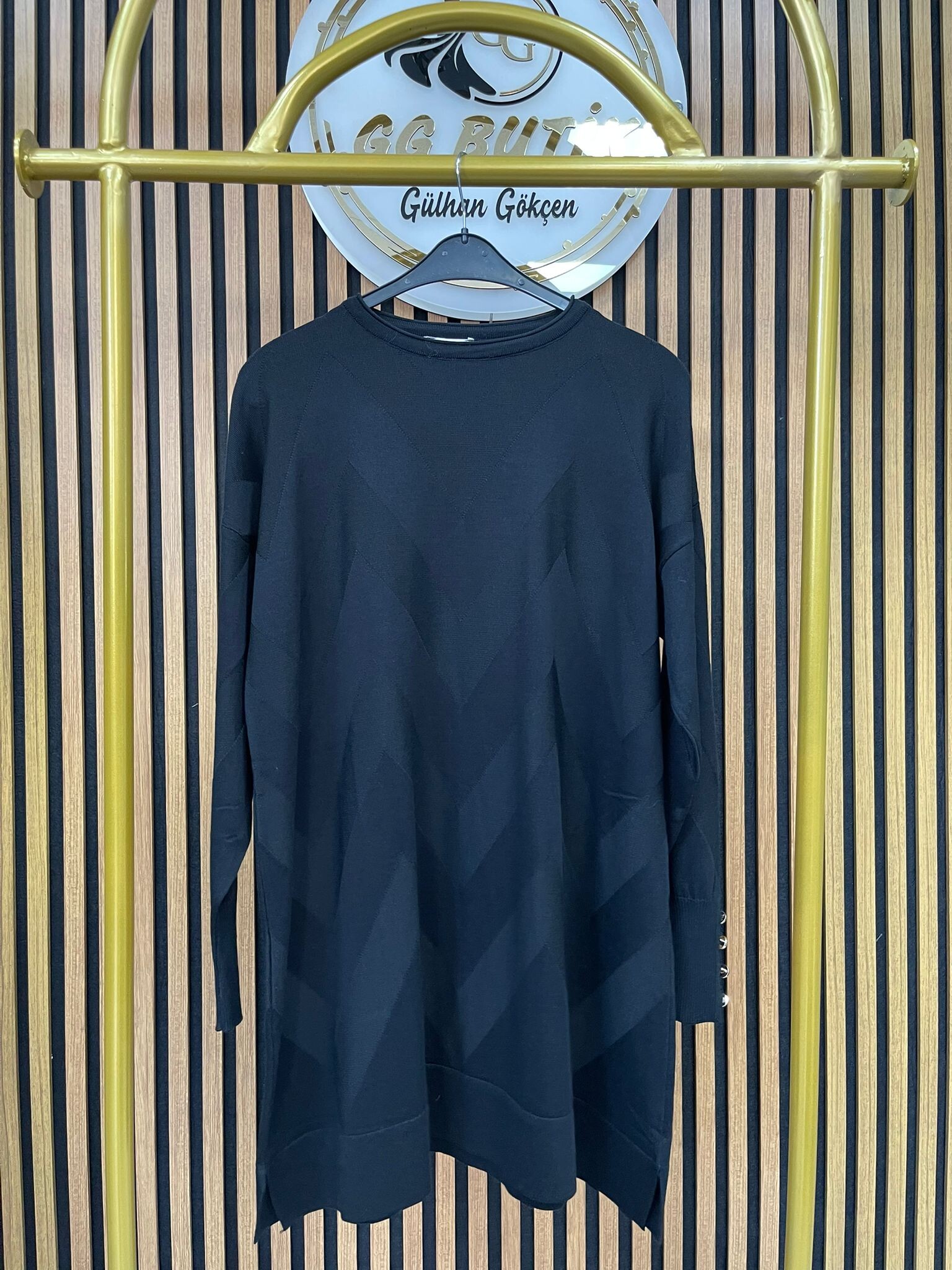 Desenli Merserize Tunik