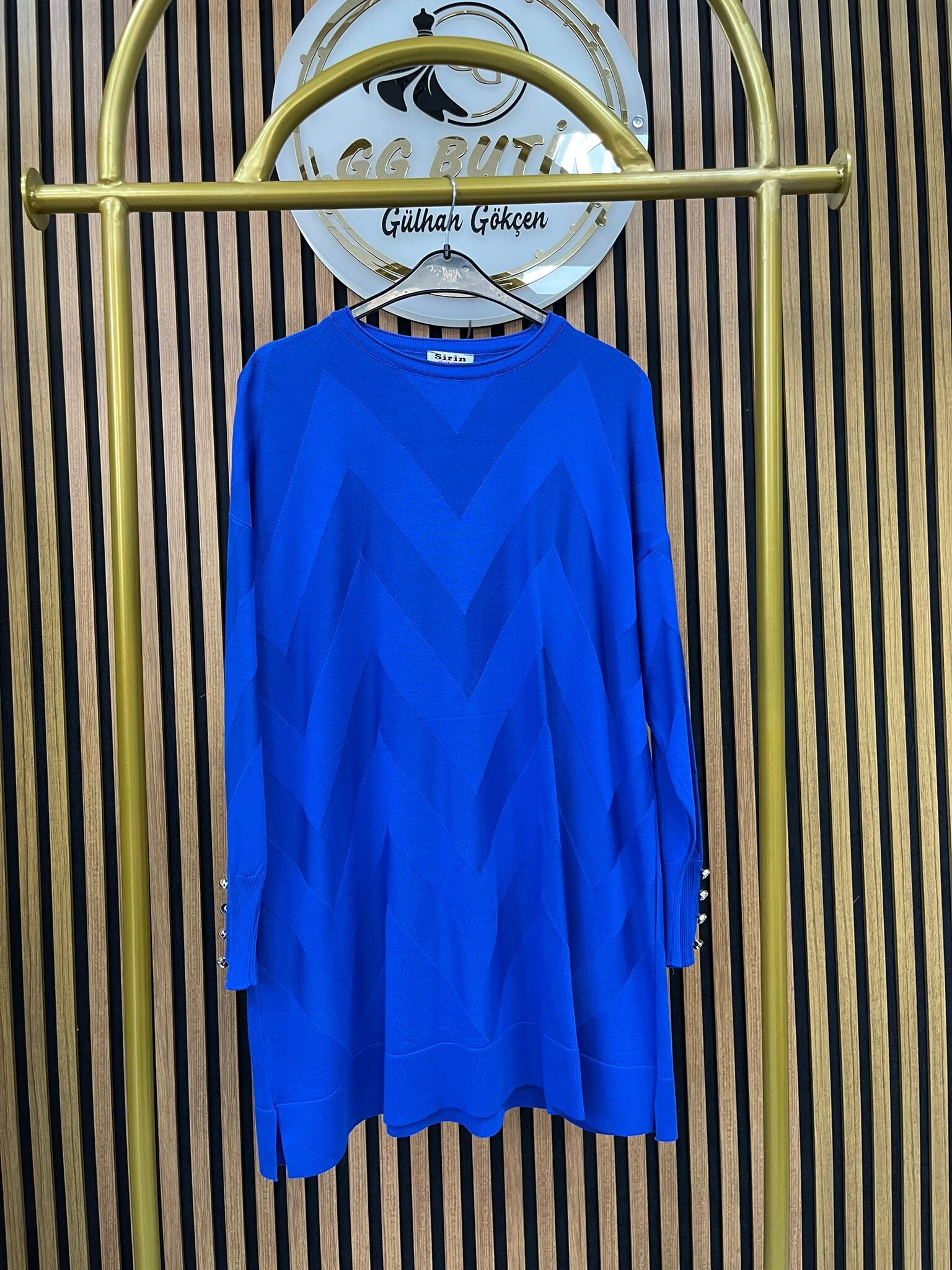 Desenli Merserize Tunik