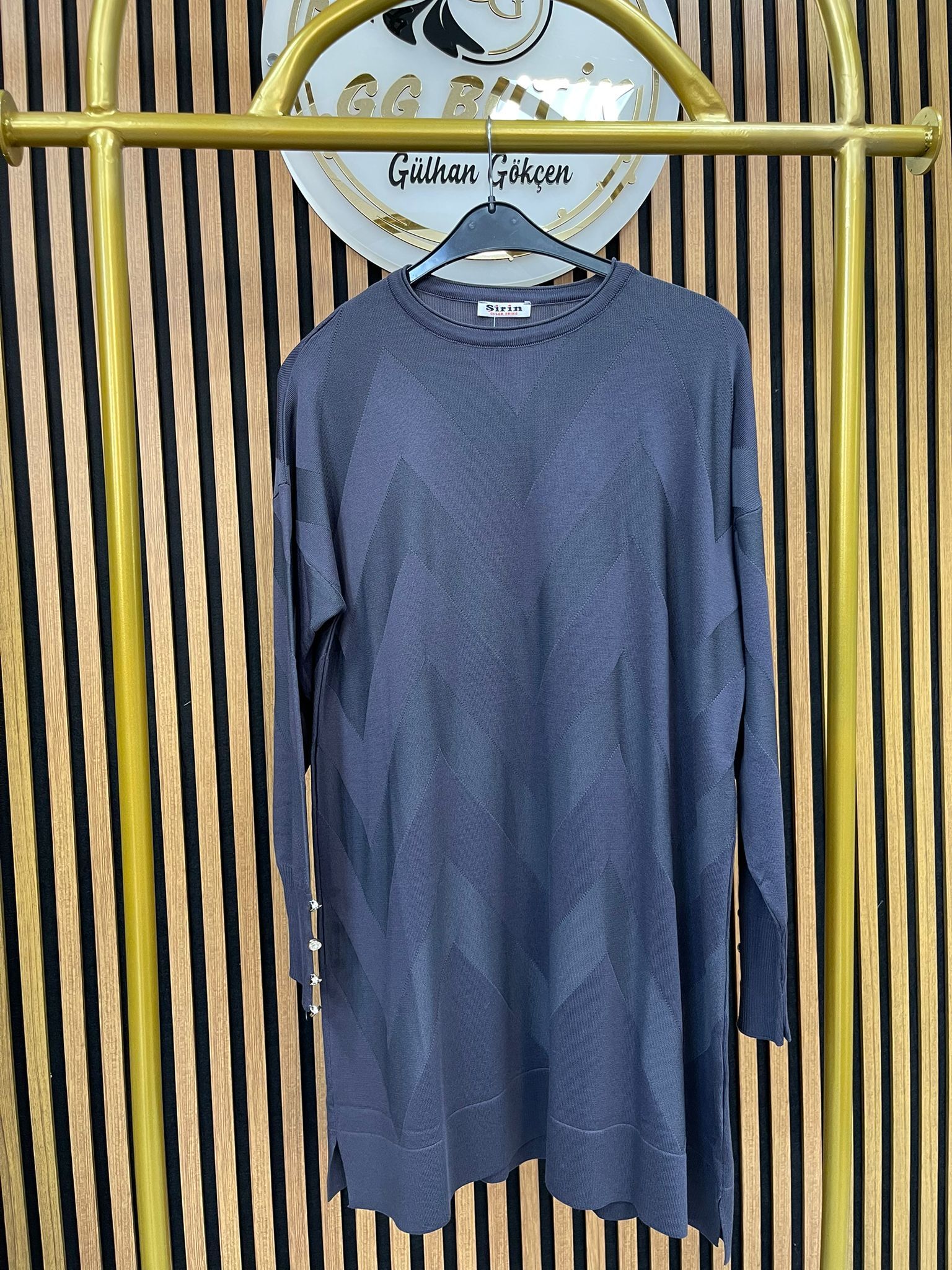 Desenli Merserize Tunik