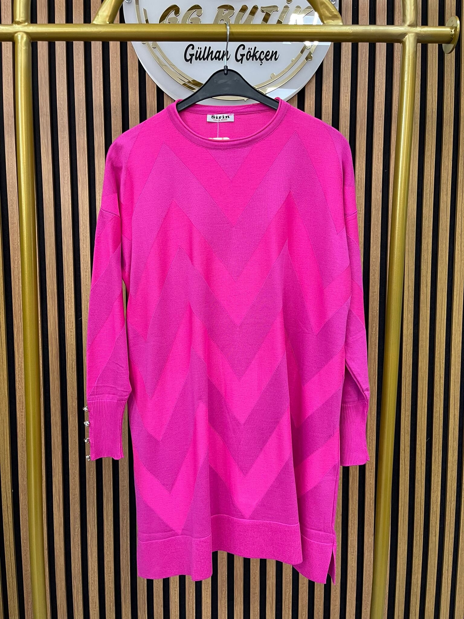 Desenli Merserize Tunik