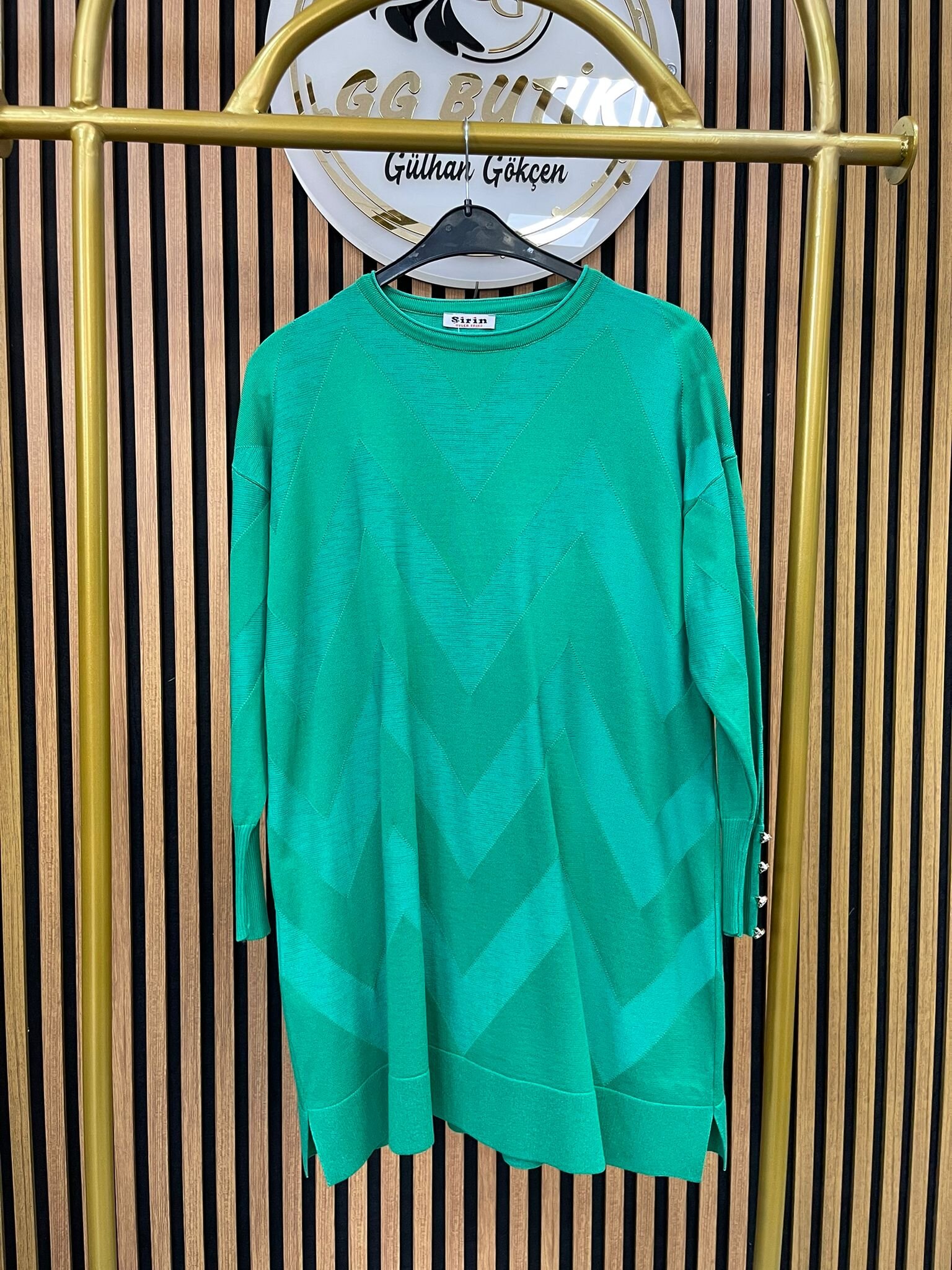 Desenli Merserize Tunik