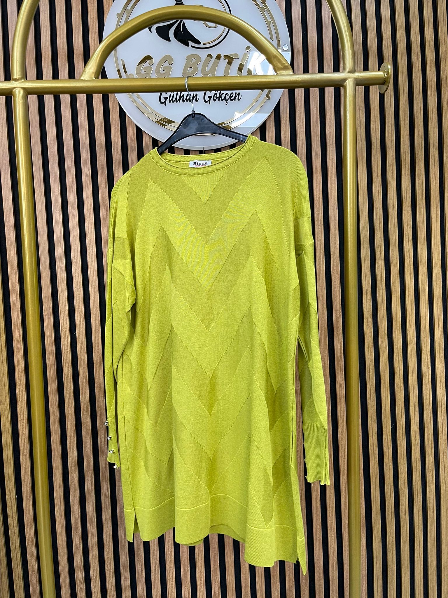 Desenli Merserize Tunik