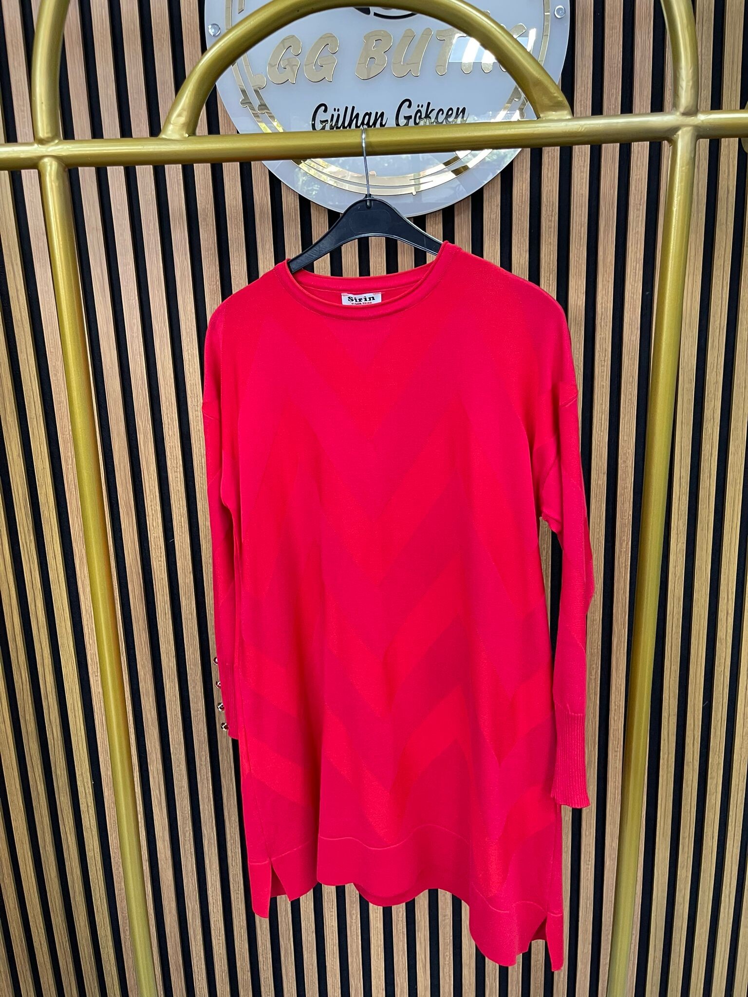 Desenli Merserize Tunik