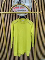 3716 Omzu Taşlı Merserize Tunik