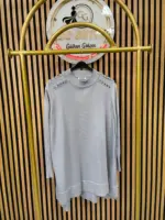 3716 Omzu Taşlı Merserize Tunik