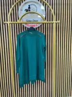 3716 Omzu Taşlı Merserize Tunik