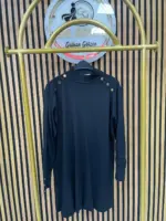 3715 Omzu Gold Taşlı Merserize Tunik
