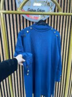 3715 Omzu Gold Taşlı Merserize Tunik