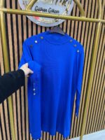 3715 Omzu Gold Taşlı Merserize Tunik