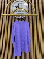 5101 Dalga Desenli Merserize Tunik