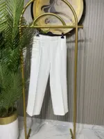 Beli Lastikli Double Krep Kumaş Bol Paça Pantolon