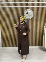 Ayşe Akay Kapüşon Kapitone Yelek
