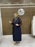 Ayşe Akay Kapüşon Kapitone Yelek