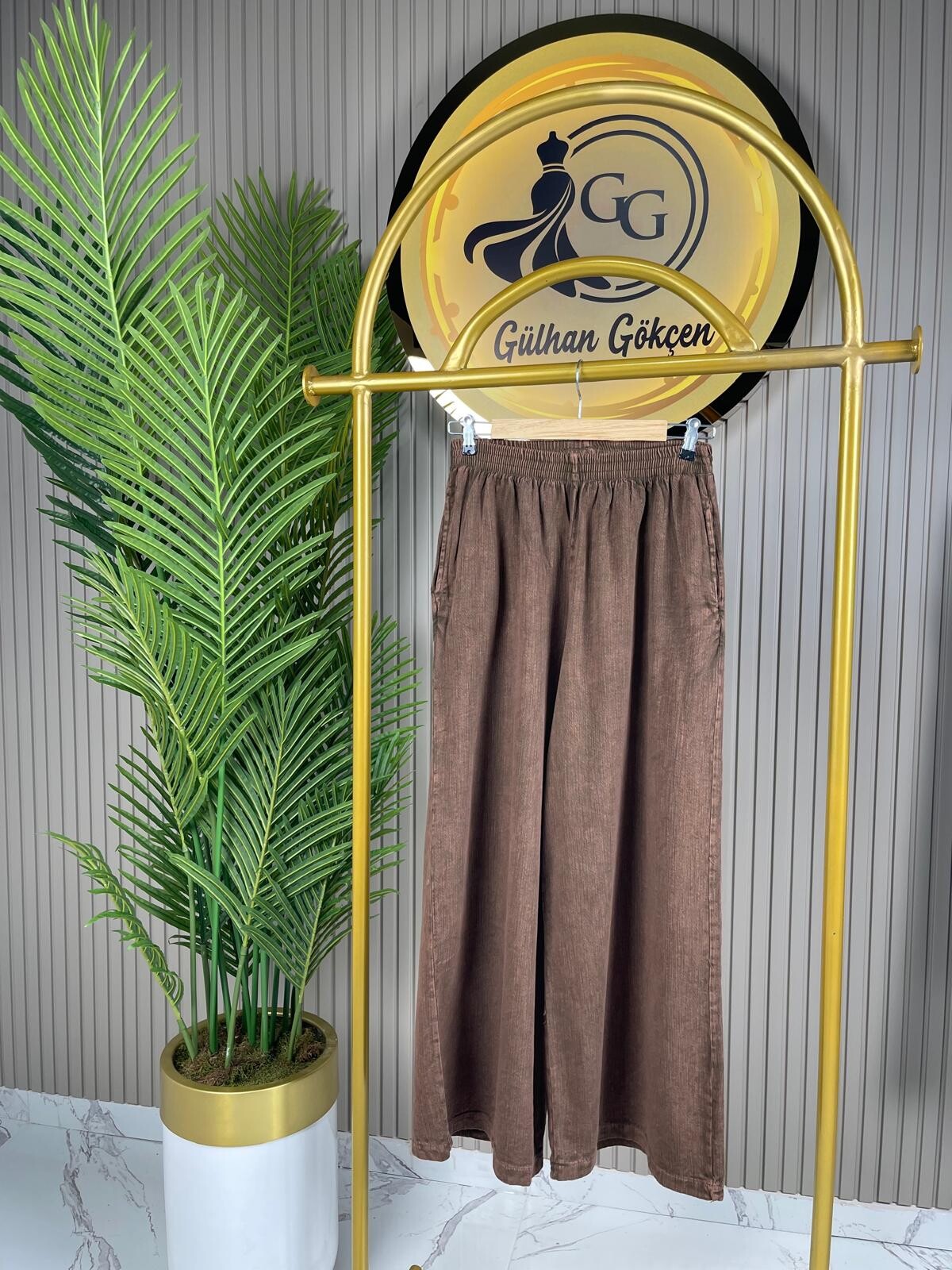 %100 Pamuk İthal Viskon Kumaş Pantolon