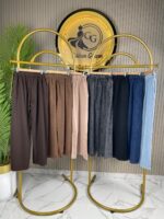 %100 Pamuk İthal Viskon Kumaş Pantolon