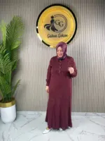 Ayşe Akay Tensel Yakalı Elbise
