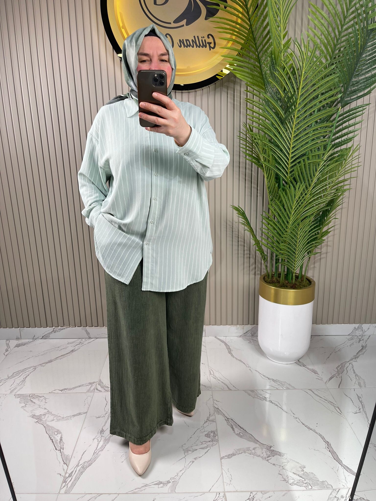 %100 Pamuk İthal Viskon Kumaş Pantolon