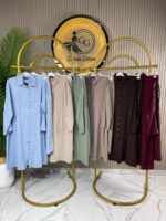 Gülhan Gökçen Pullu Keten Takım