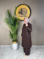 Gülhan Gökçen Pullu Keten Takım