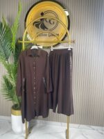 Gülhan Gökçen Pullu Keten Takım