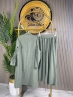 Gülhan Gökçen Pullu Keten Takım