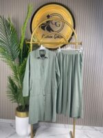 Gülhan Gökçen Pullu Keten Takım