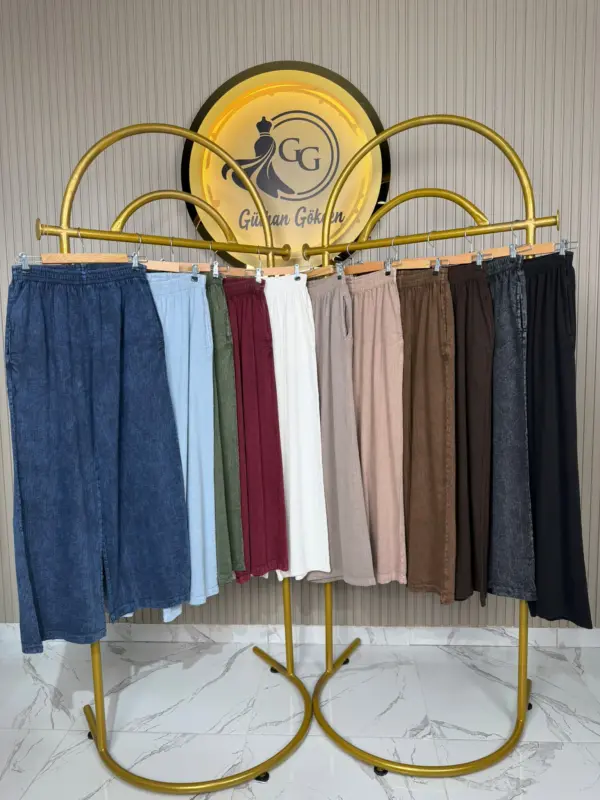 %100 Pamuklu Mevsimlik Yumuşak Kot Pantolon