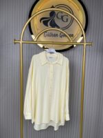 36470 İkoll Keten Görünümlü Pamuklu Kadın Gömlek