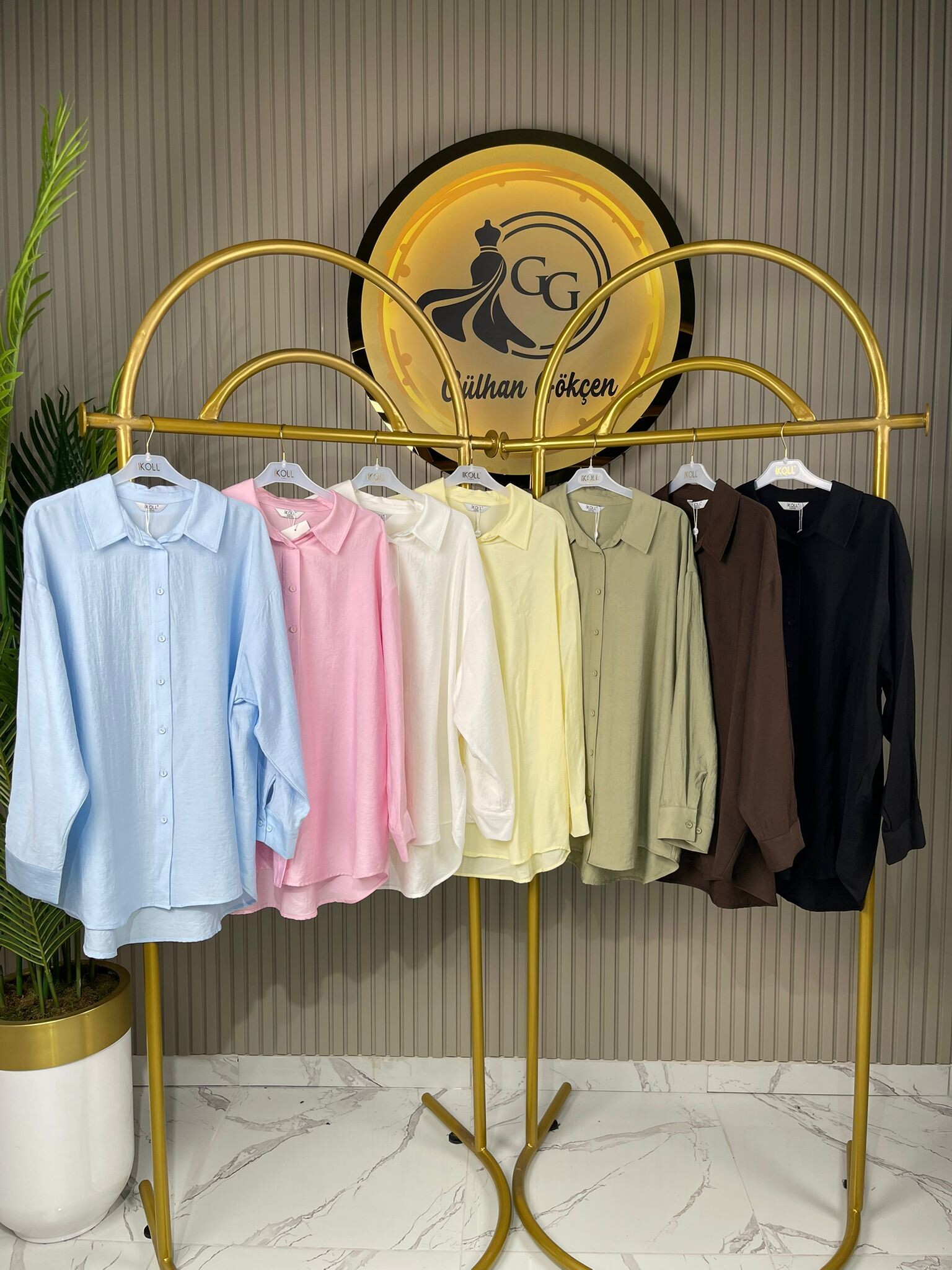 36944 İkoll Pamuklu, Yumuşak Dokulu Kadın Gömlek