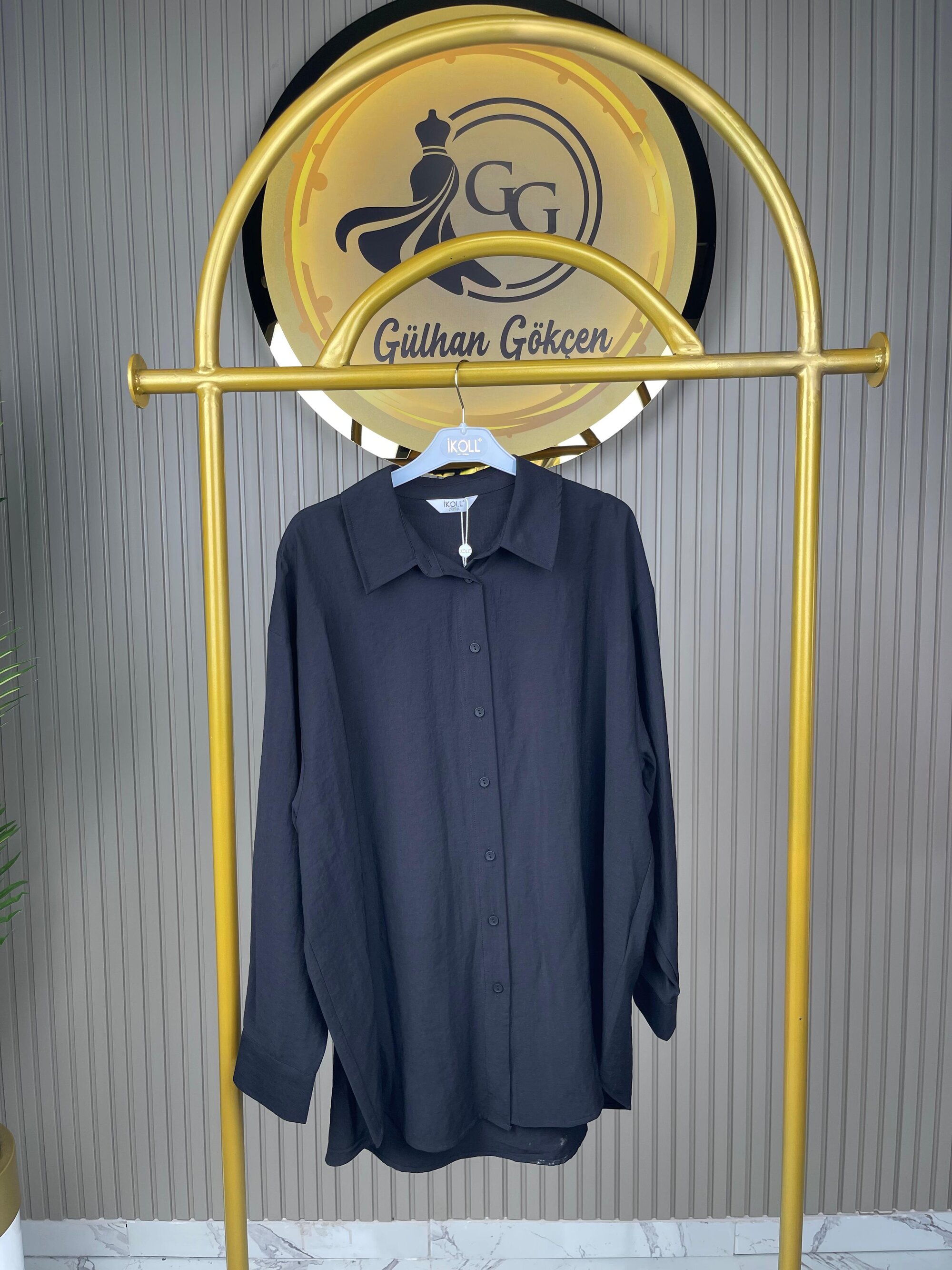 36944 İkoll Pamuklu, Yumuşak Dokulu Kadın Gömlek