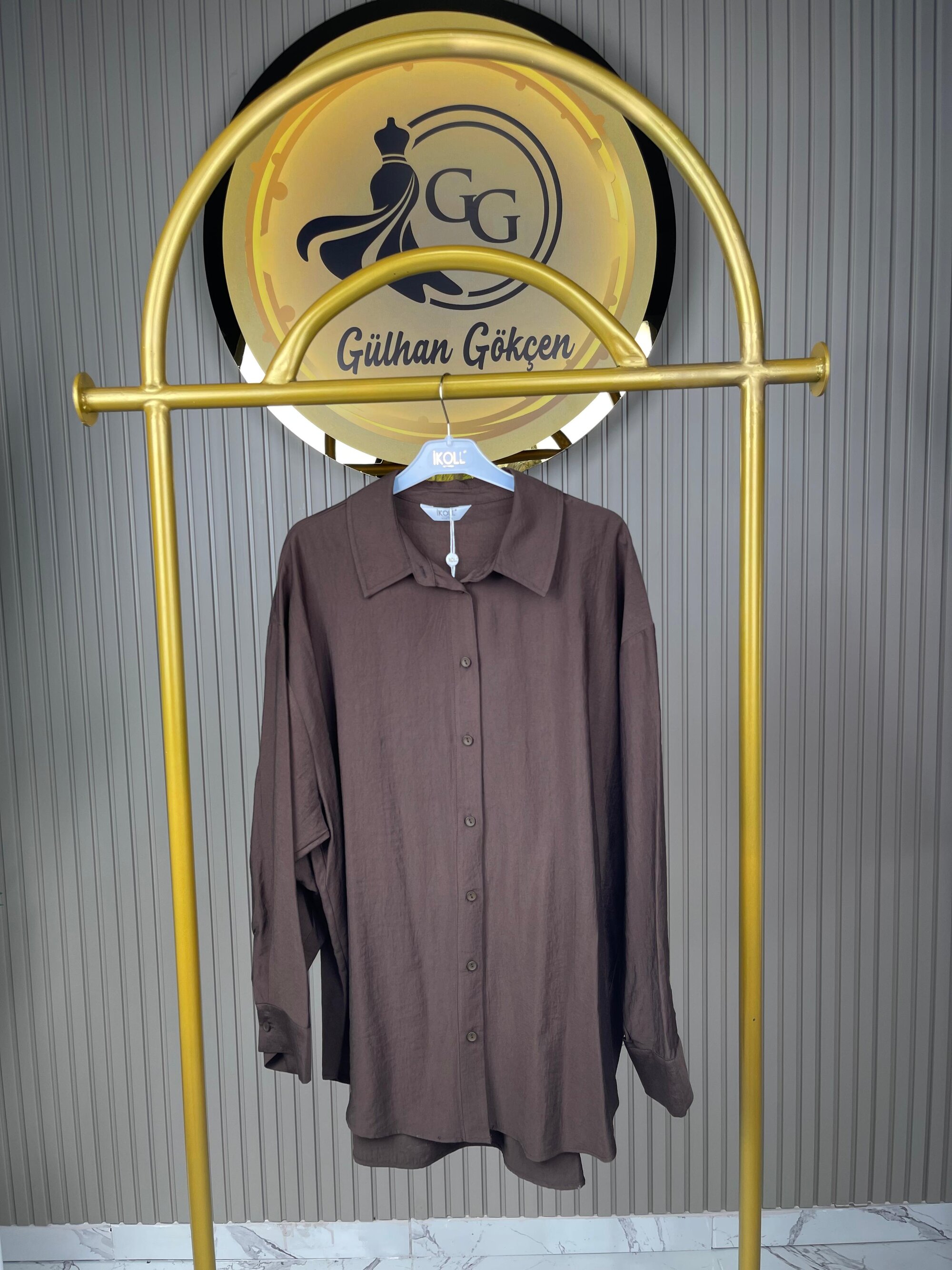 36944 İkoll Pamuklu, Yumuşak Dokulu Kadın Gömlek