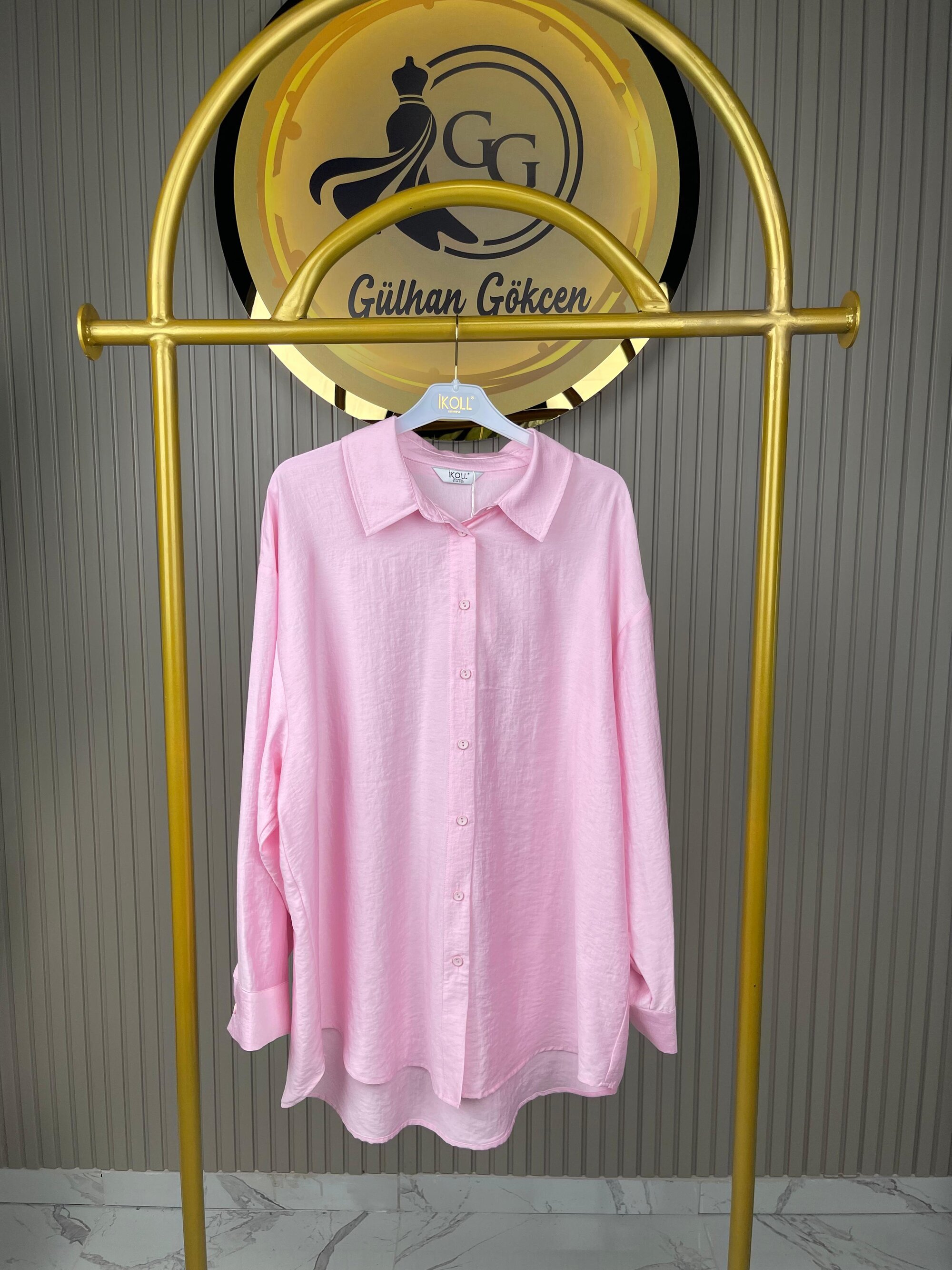 36944 İkoll Pamuklu, Yumuşak Dokulu Kadın Gömlek