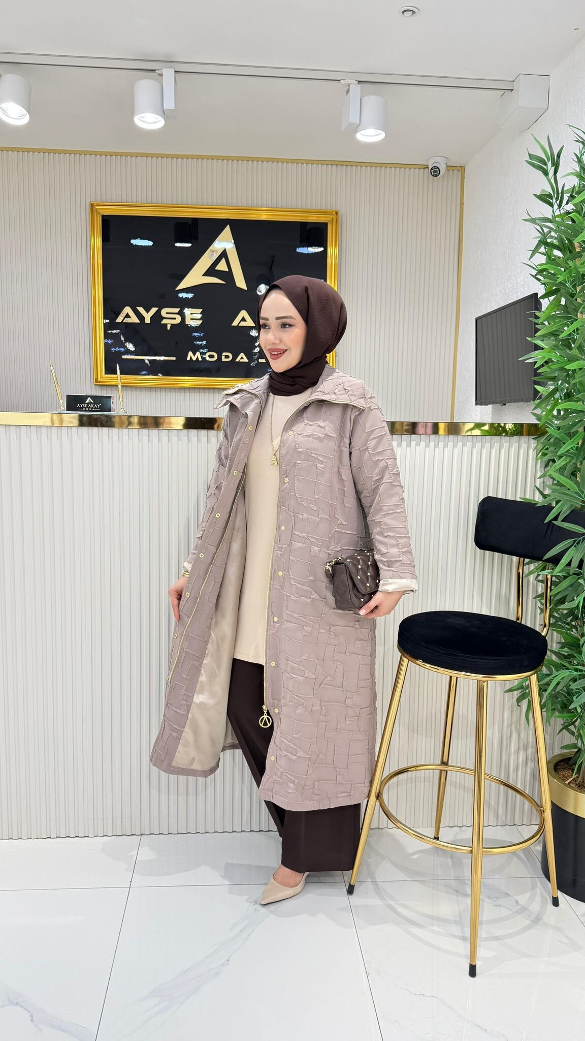 Ara Boy Ayşe Akay Astarlı Kap