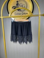 Dantel Detaylı Etek İçlik