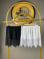 Dantel Detaylı Etek İçlik