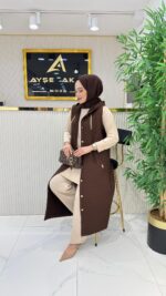 Yeni Desen Kapitone Yelek