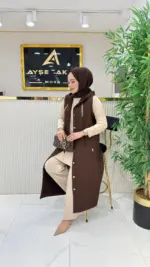 Yeni Desen Kapitone Yelek