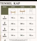 Yaprak Desen Nakışlı İnce Tensel Kap