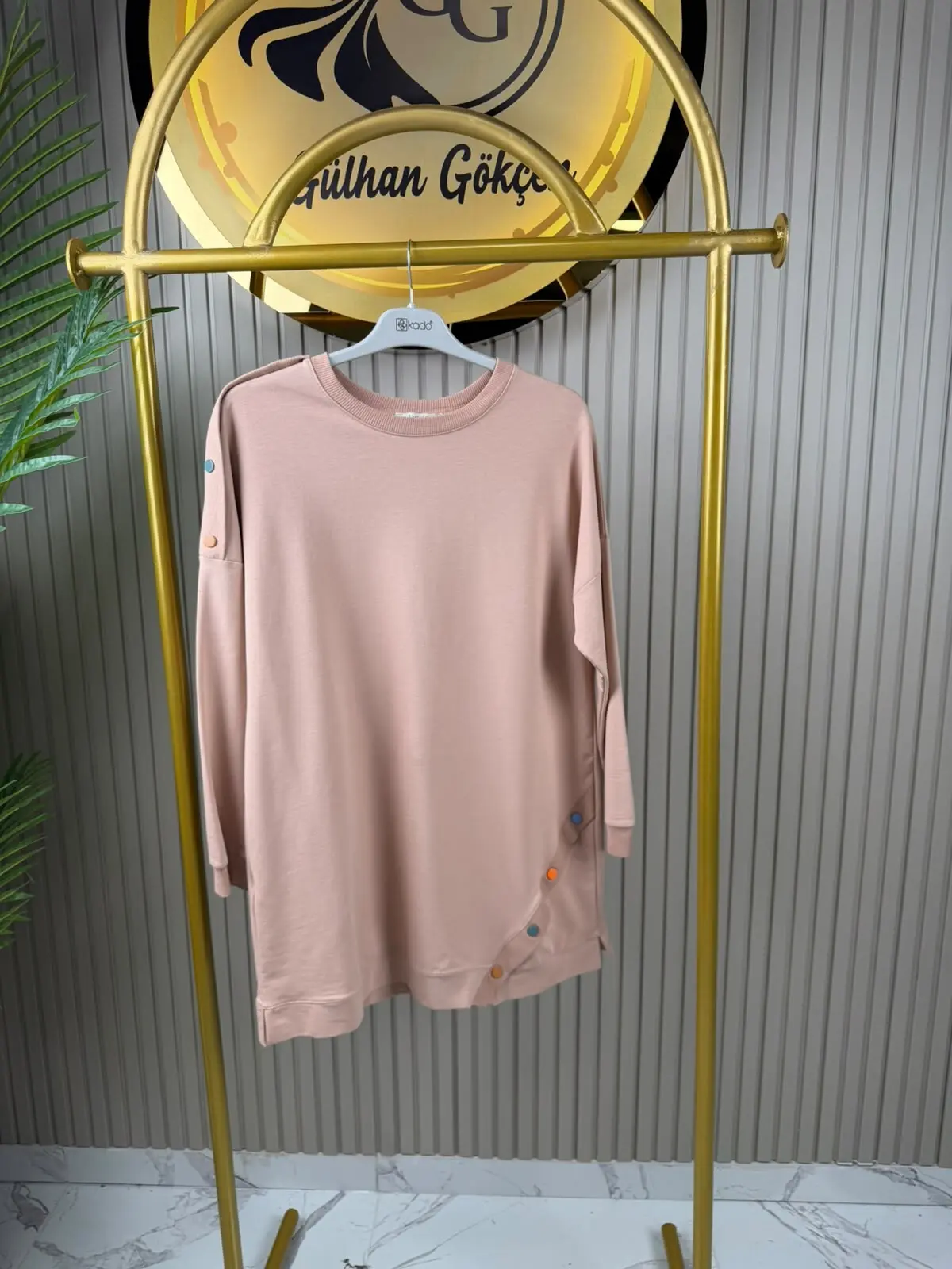 Kado Marka Yandan Düğmeli Tunik Modeli