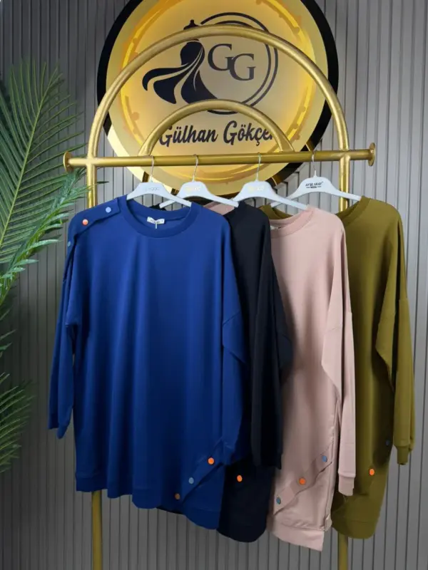 Kado Marka Yandan Düğmeli Tunik Modeli