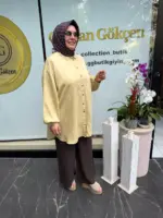 Pamuklu İnce Tunik Gömlek